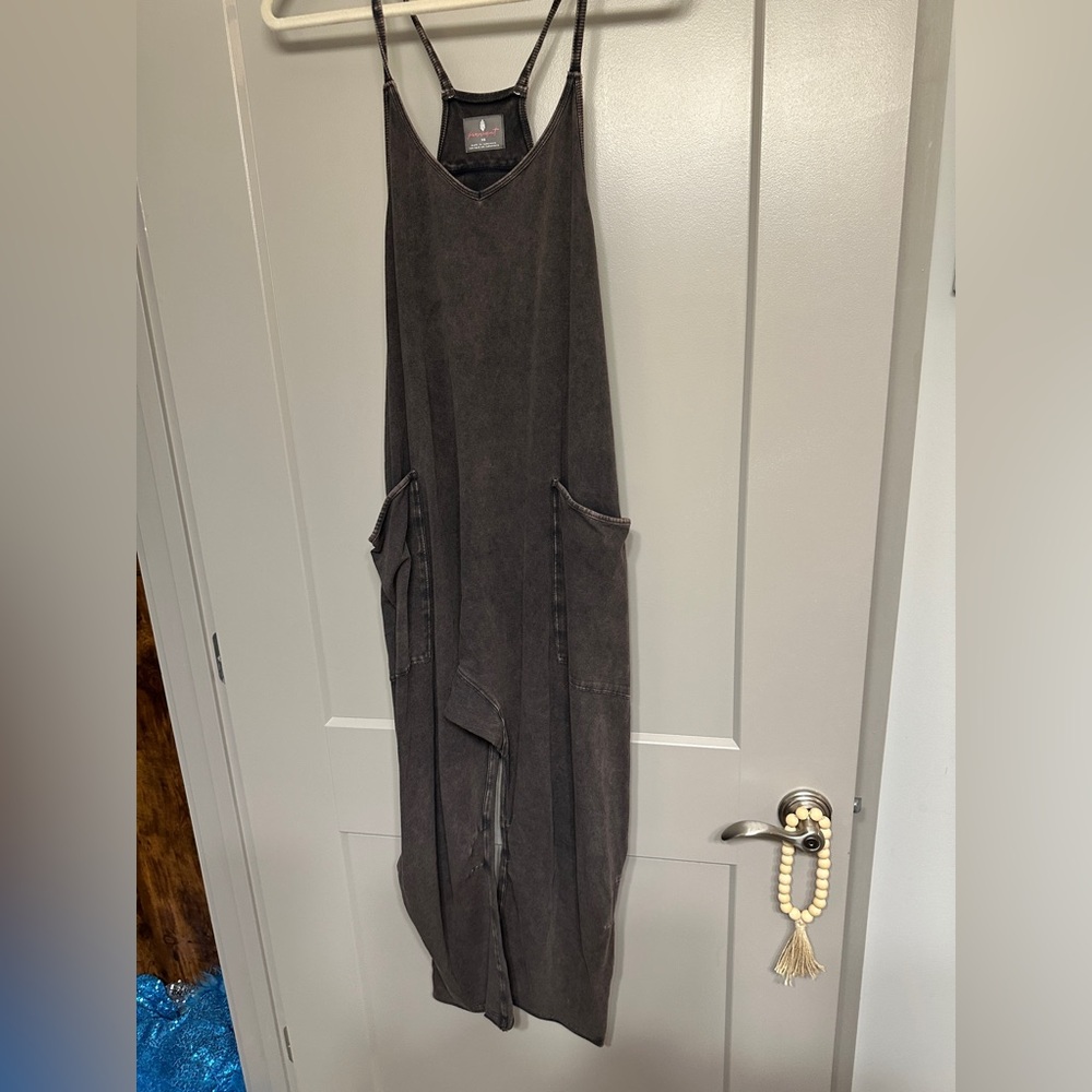 FP Movement by Free People Charcoal Jumpsuit